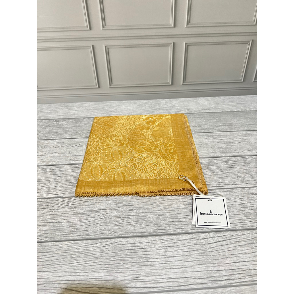 Bora bora sunshine buttonscarves