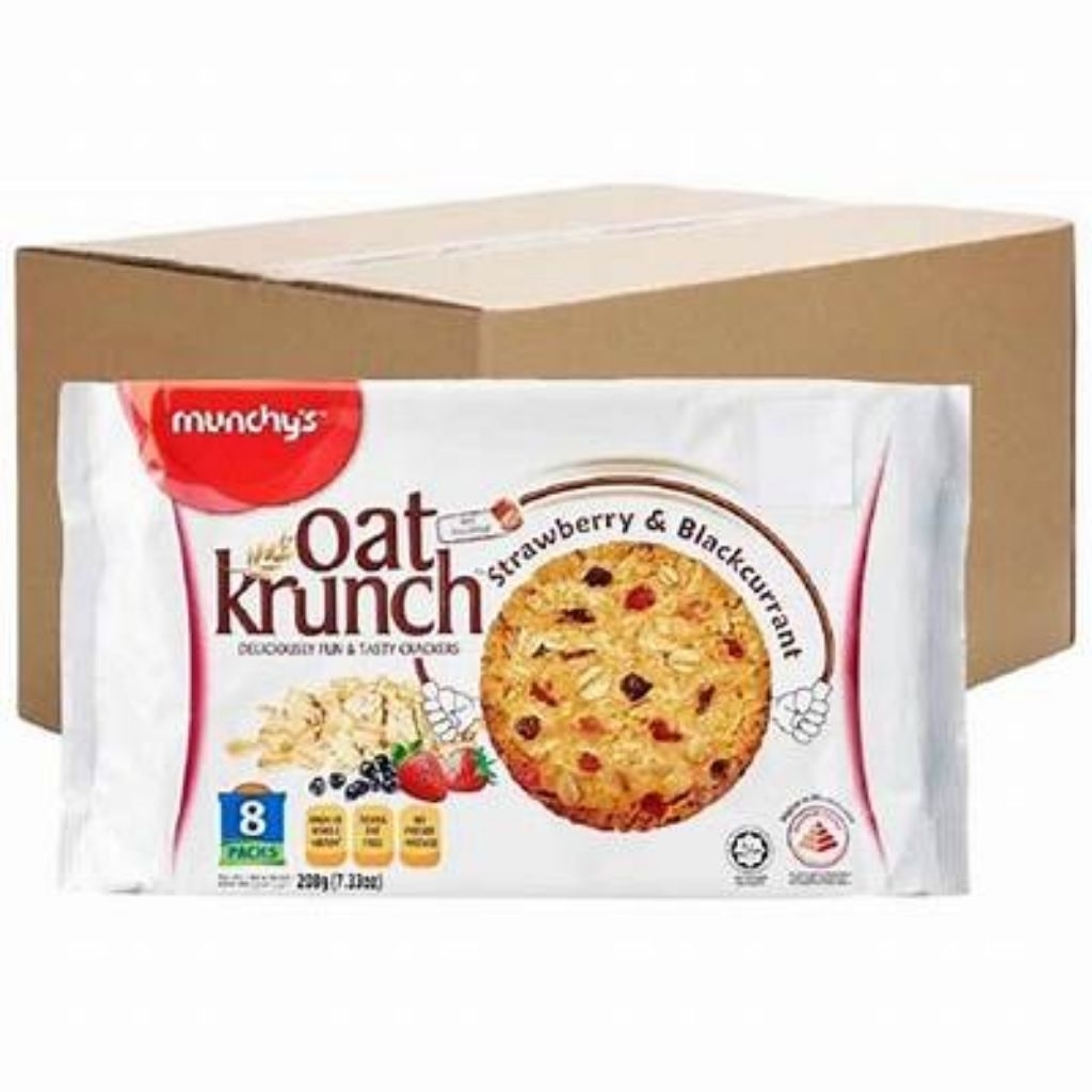 

Oat Krunch Strawberry N Blackcurrant 208g 1dus isi 12pcs