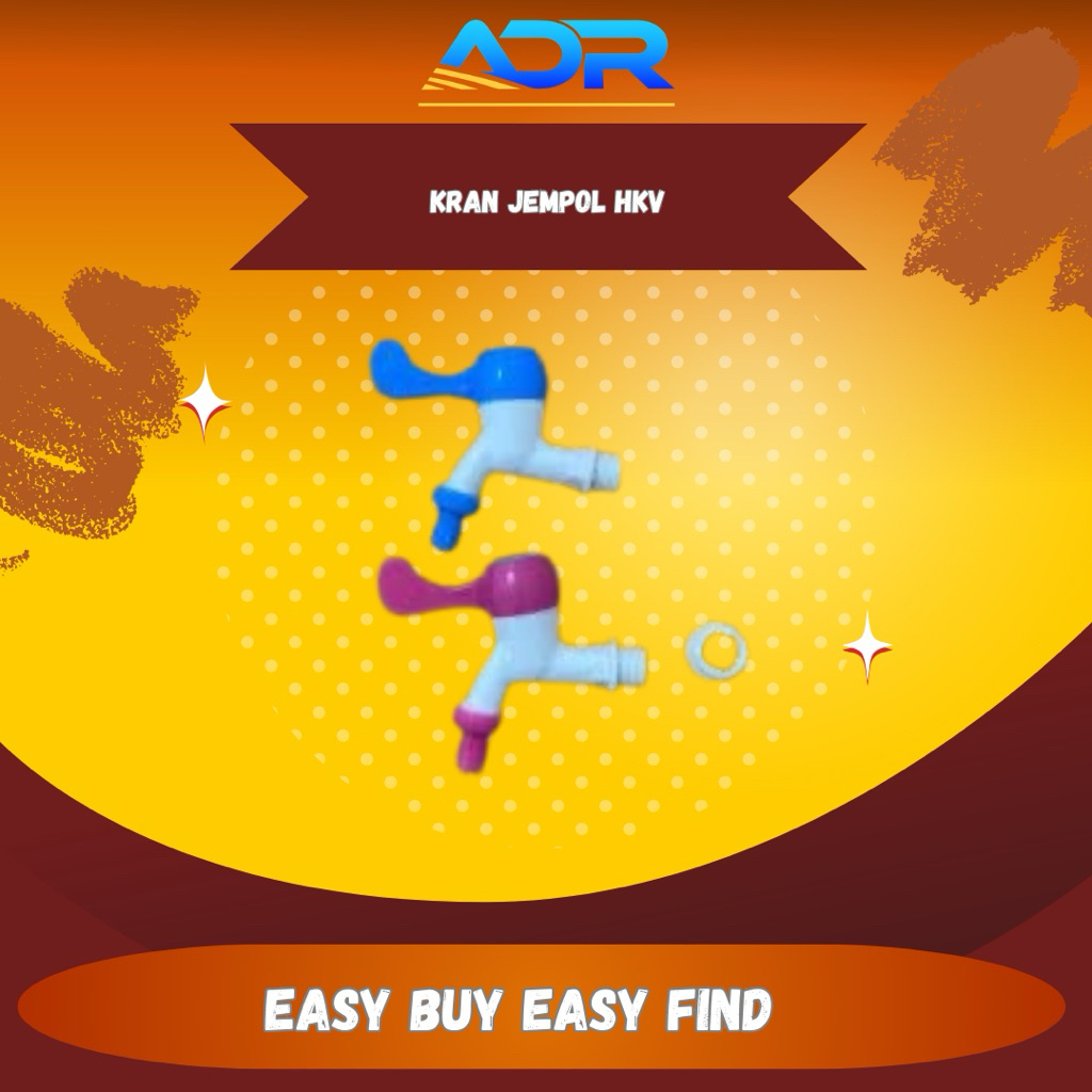 HKV Kran Jempol Warna Warni engkol PVC