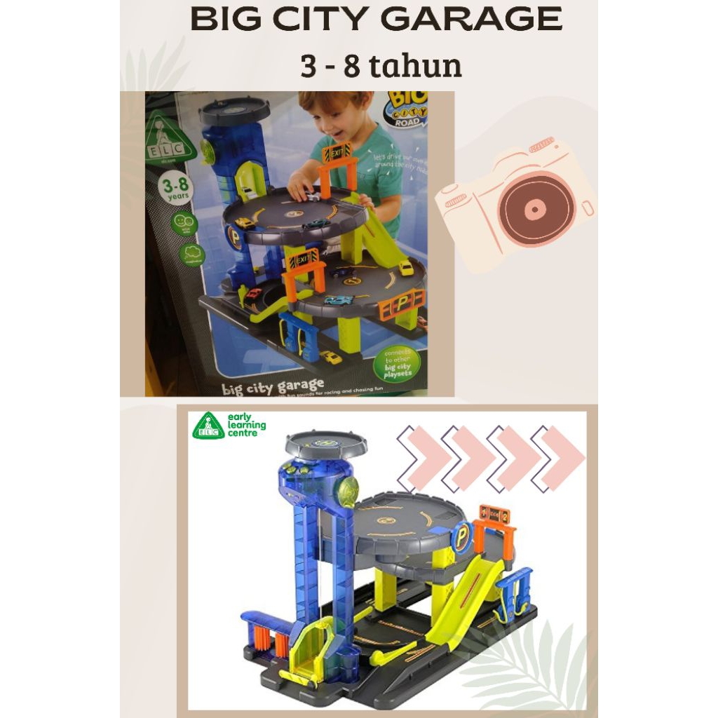 Sewa Big City ELC (Track Mobil Mainan)