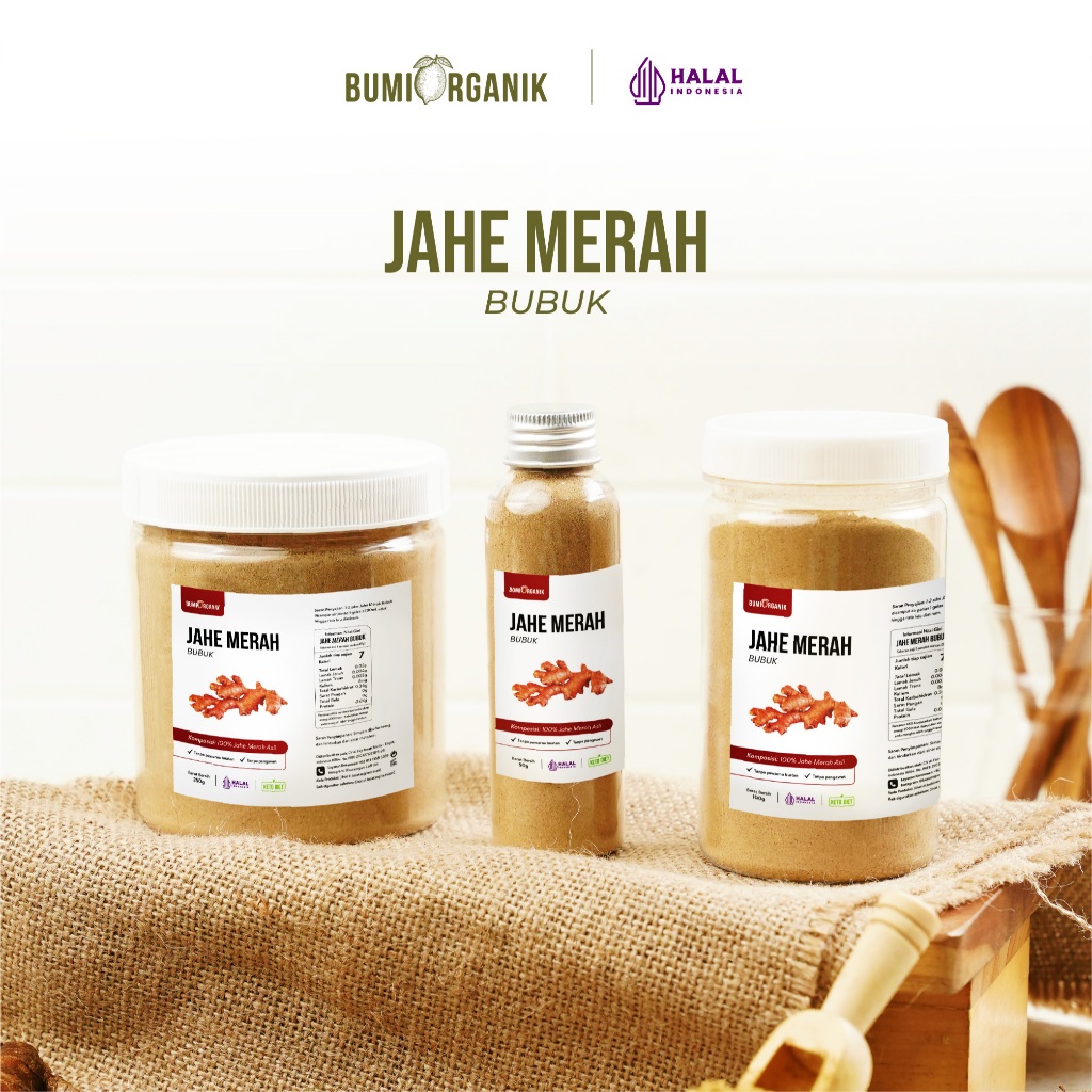 

JAHE MERAH BUBUK ASLI 100% TANPA CAMPURAN ORIGINAL SERBUK JAHE / BUBUK MINUMAN JAHE MERAH / JAHE MERAH INSTAN PURE RED GINGER POWDER / IMUN BOOSTER ORGANIC NUTRIFARM / BEORGANIK / DARI BUMI / SAFIYA / GALLEO