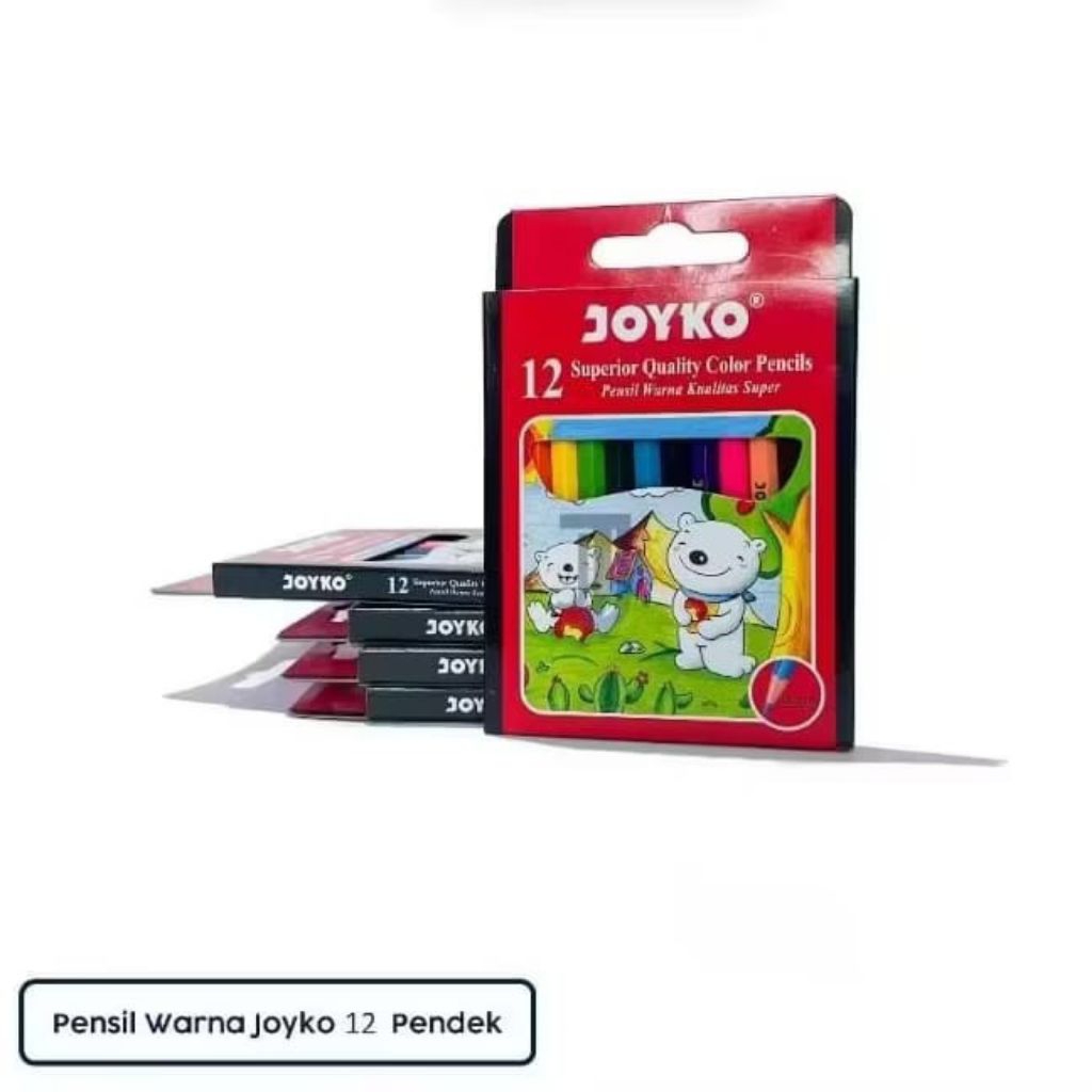 

(1 SET) Pensil Warna Kecil / Color Pencil Pendek JOYKO 12 CP-S12