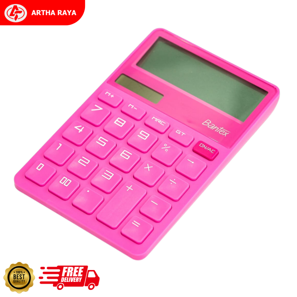 

Bantex Calculator BD4312 PINK / UNGU
