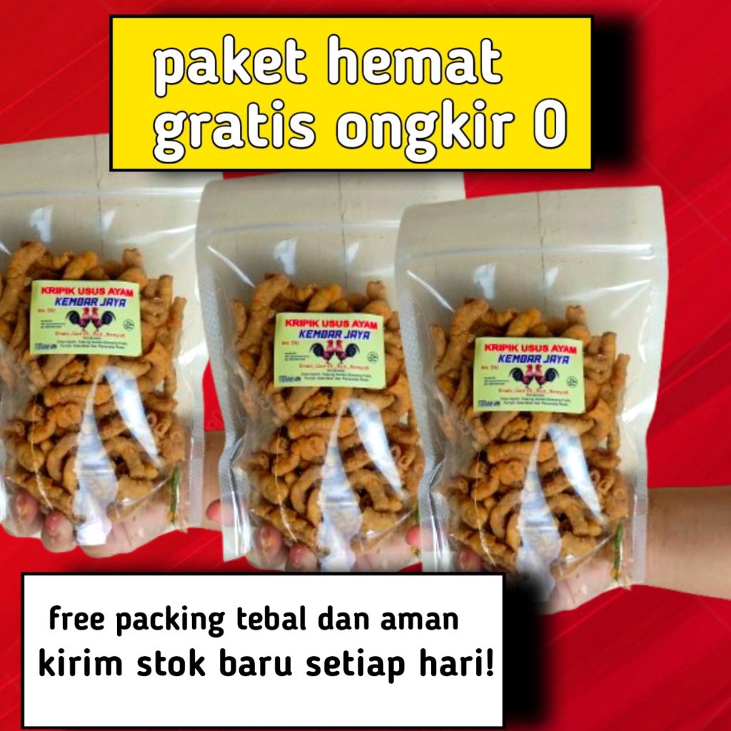 

PROMO BELI 1 DAPAT 3 KERIPIK USUS ORIGINAL
