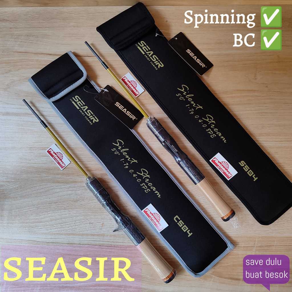 SEASIR Silent Stream Fishing Rod Spinning Baitcasting