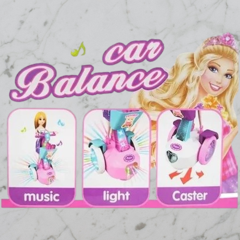 Mainan Boneka Barbie Naik Hoverboard Plastik 24cm edukatif anak