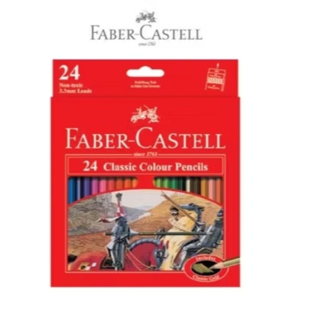 

(6Pcs) Pensil Warna Faber Castell 24w