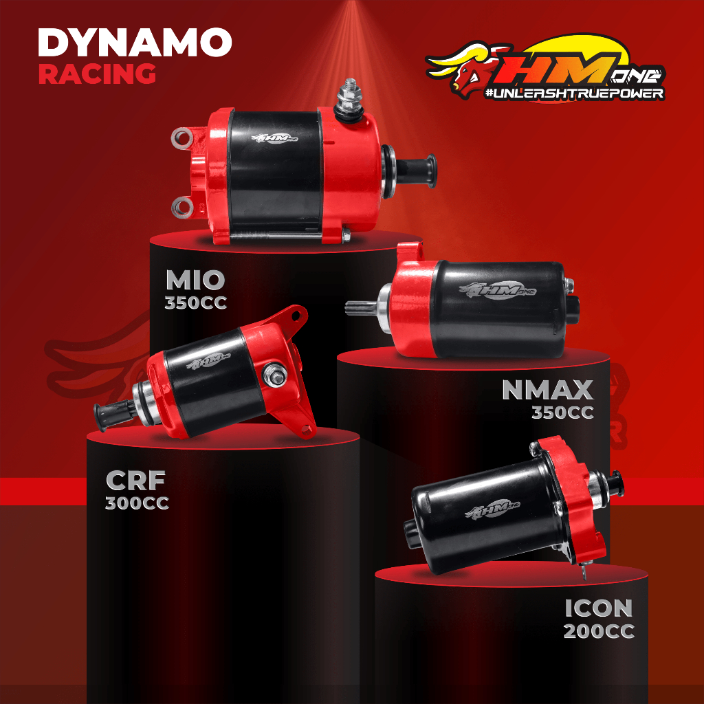 dinamo starter bore up HMone beat scoopy vario 110 nouvo spacy HM1 racing 130 150 200 250 300 350cc