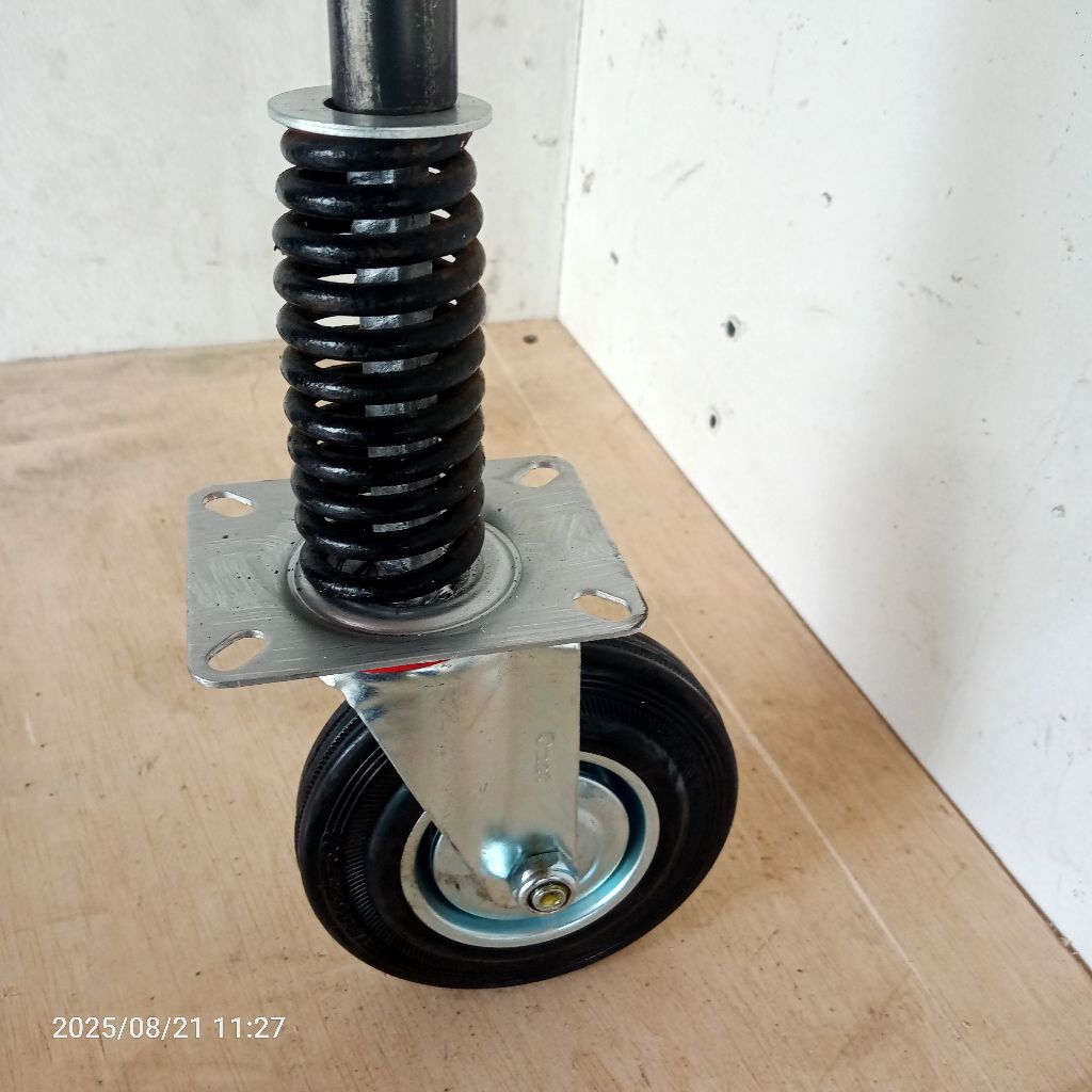 Rada gletrek roda belakang gerobak 5 inch