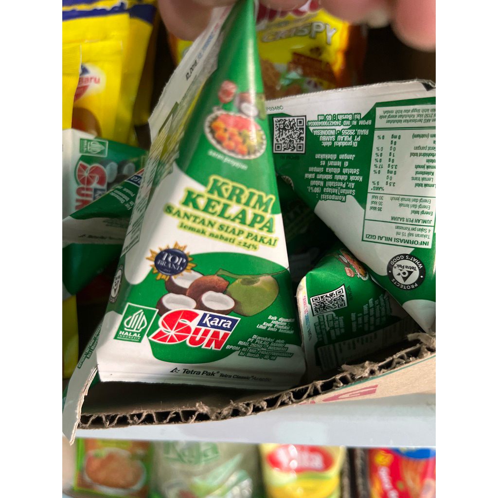 

sun kara santan kelapa 65 ml murah