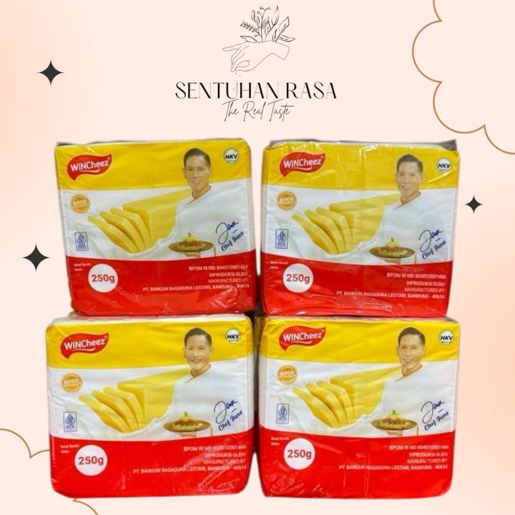 

[Sentuhan Rasa] Keju Wincheez 250gr / keju siap makan / keju parut / keju aneka kue