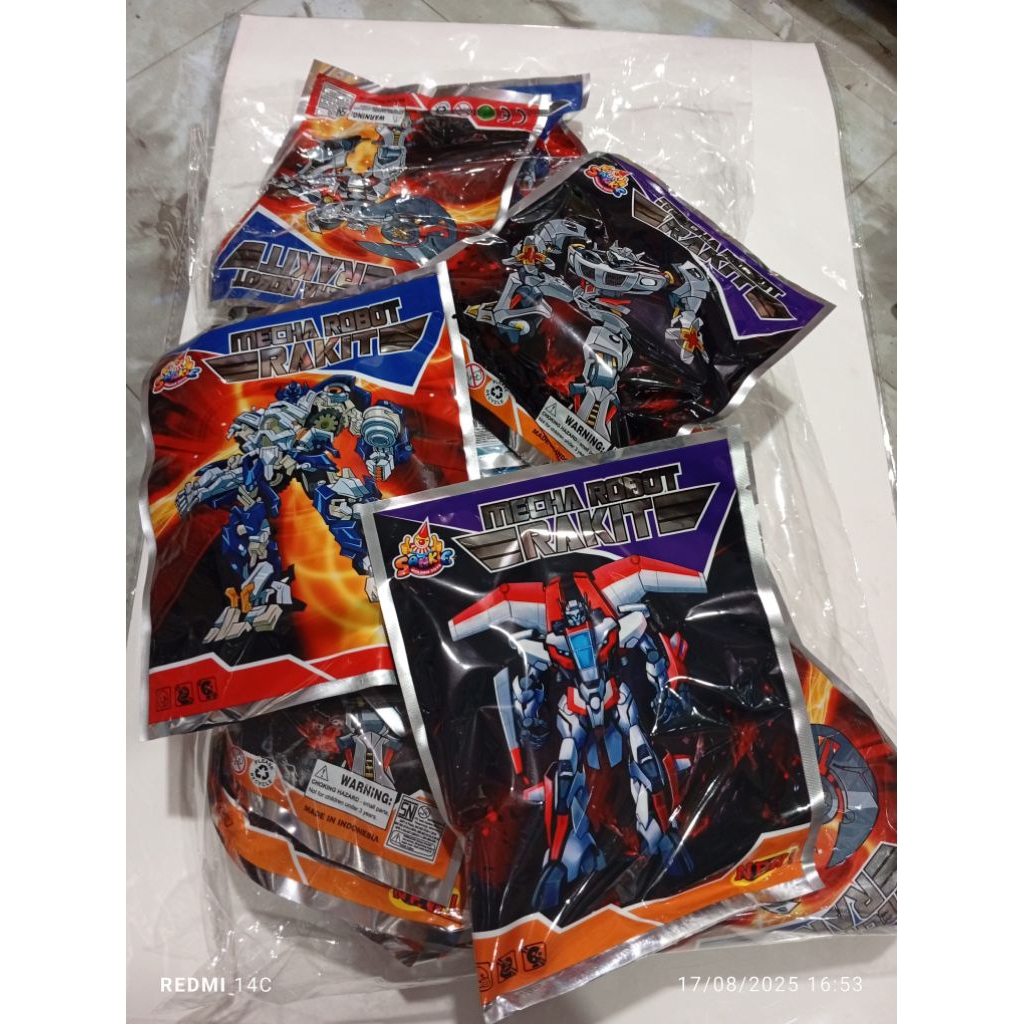 Mainan Anak Robot Rakit Gundam & Jurassic Park