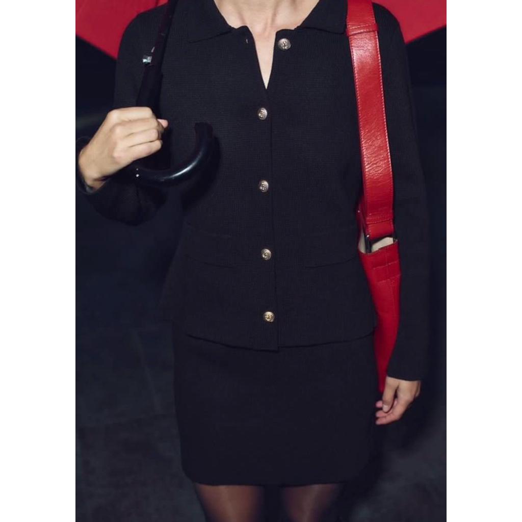 ZARA cardigan original knit button