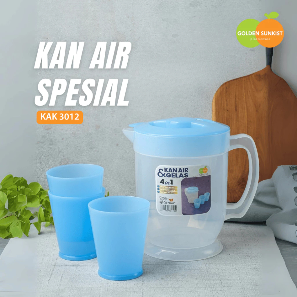 Golden Sunkist Set Teko Air Kecil 4In1 Mulya Jaya