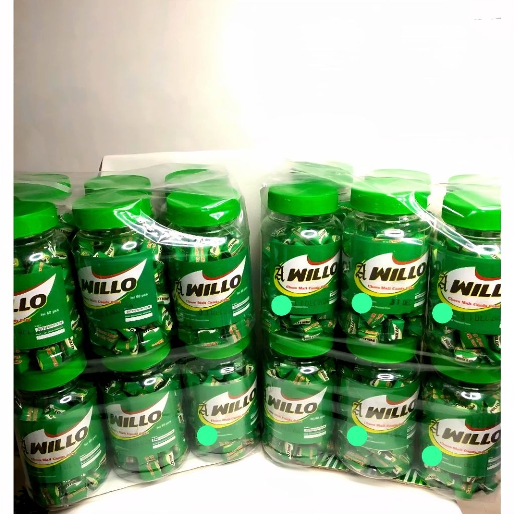 

1 LUSIN PERMEN WILLO/AWILLO ISI 12 TOPLES