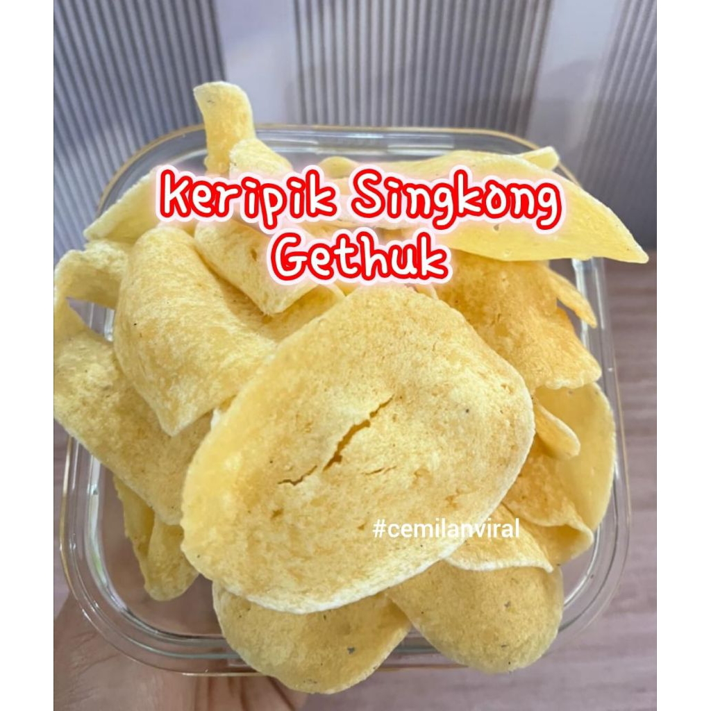 

Cemilan Viral Keripik Singkong Gethuk Gurih Jet Colet Kuning Enak Murah Snack Food Kripik Makanan Kripik Crispy Krispi