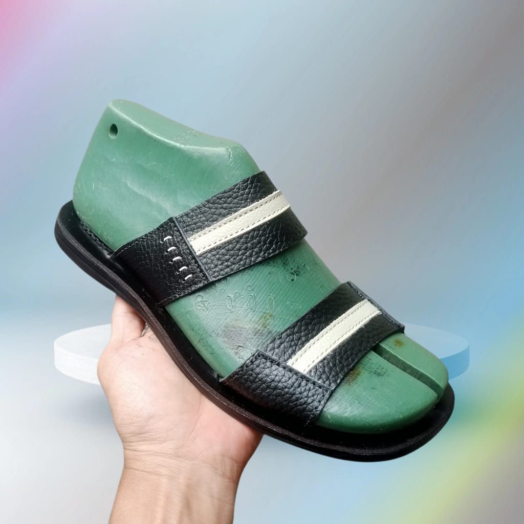 sandal slide selop kokop kulit asli sandal pria kulit original