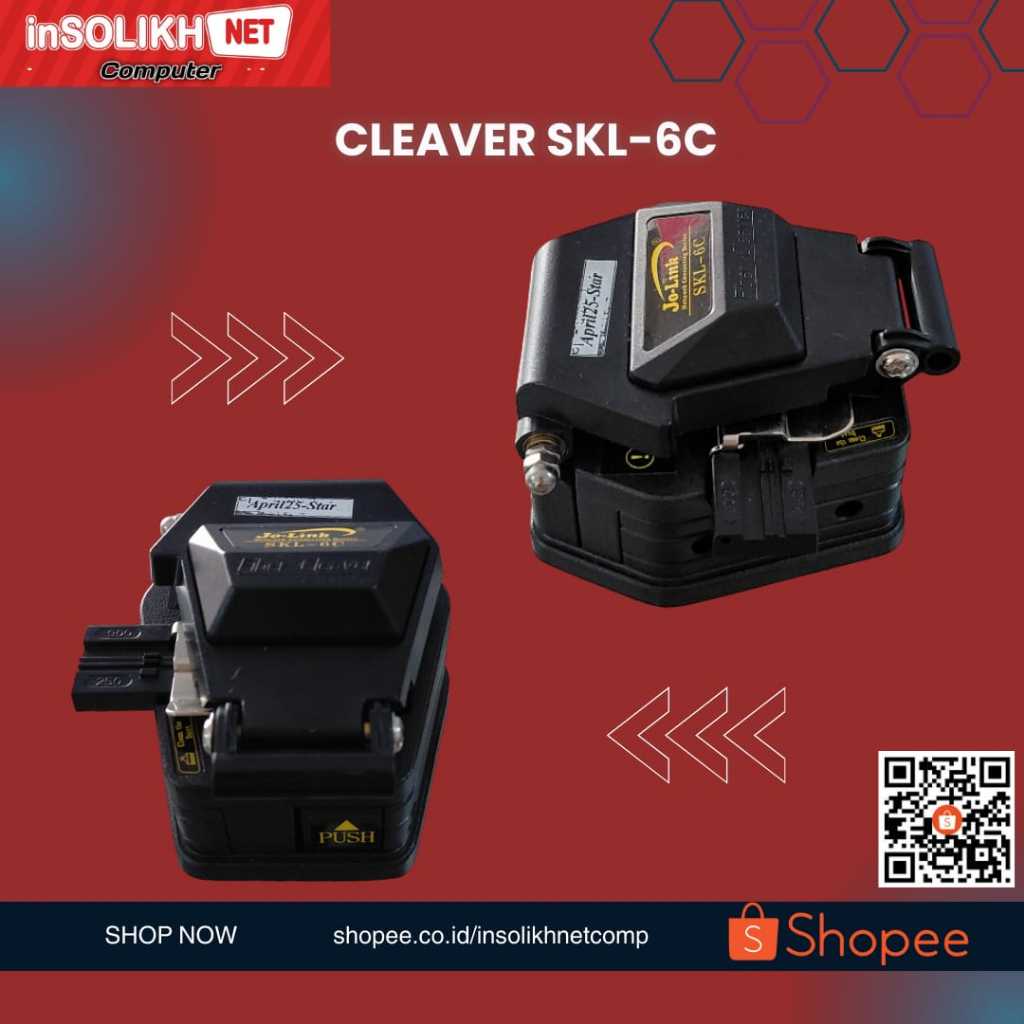 CLEAVER JOLINK SKL-6C ALAT SAMBUNG KABEL FO