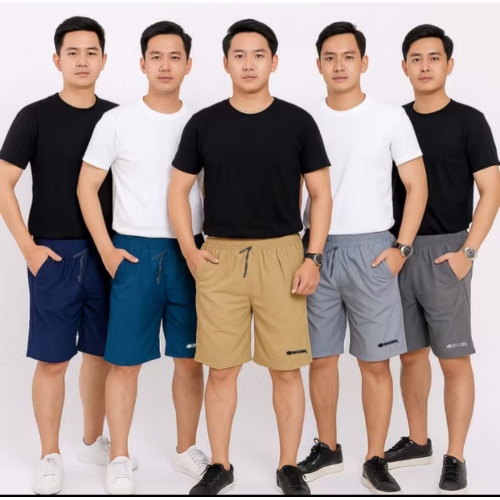 Celana Kolor 3/4 PRIA WANITA SHORT PANTS UNISEX CELANA KOLOR JUMBO BIG SIZE HARIAN SPORT OLAH RAGA