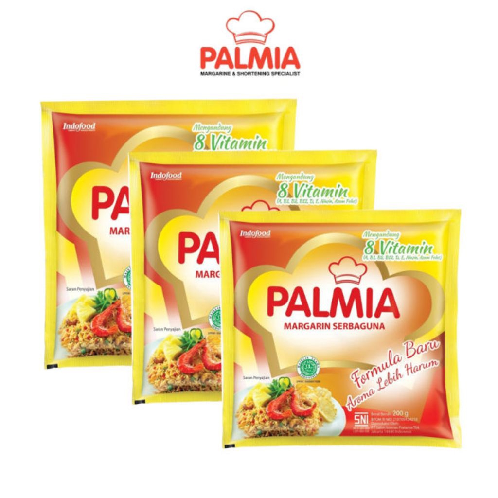 

Palmia Margarine Isi 3 X 20g – Rahasia Rasa Gurih & Harum yang Istimewa!