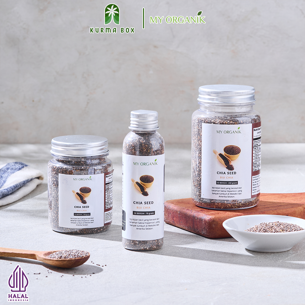 

My Organik Chia Seed Organic Chia Seed Grade A Premium Quality Original 100% Murni non GMO Asli