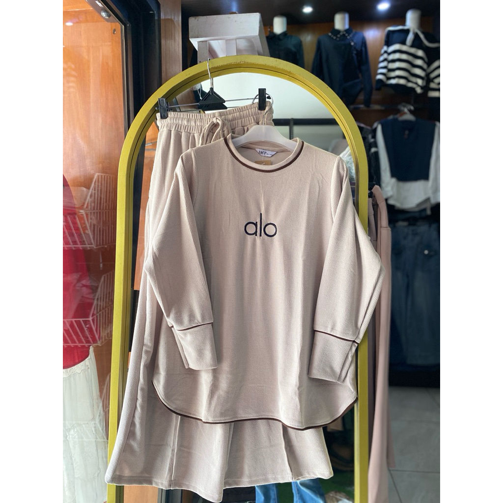 One Set Alo Import | Daily Set | Bahan Knit