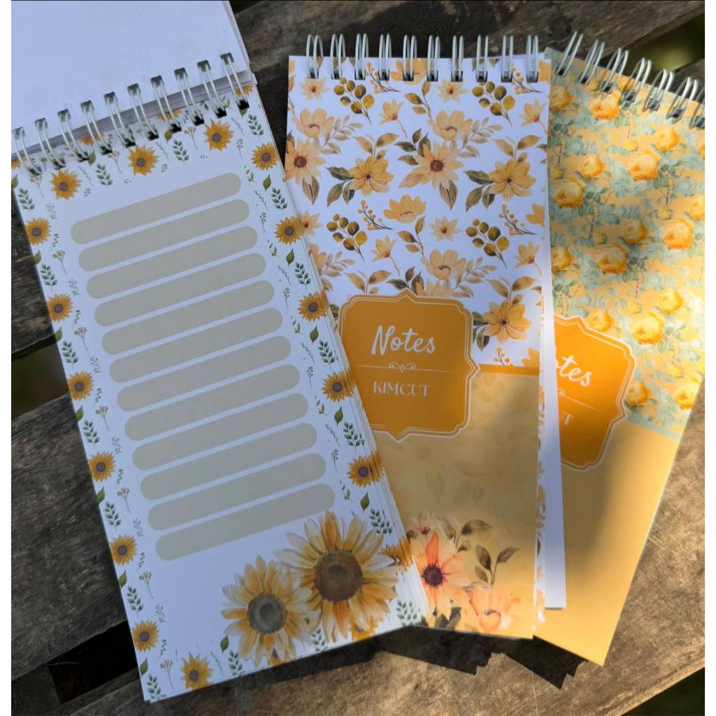 

Notepad custom nama / memopad aesthetic/ desain spiral ring