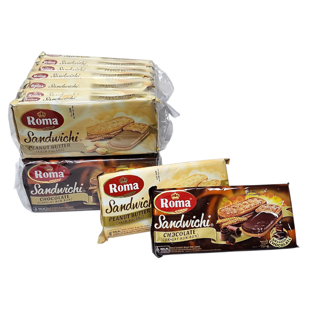 

Roma Biskuit Sandwich BAG - Netto 157 gr x 7 pack
