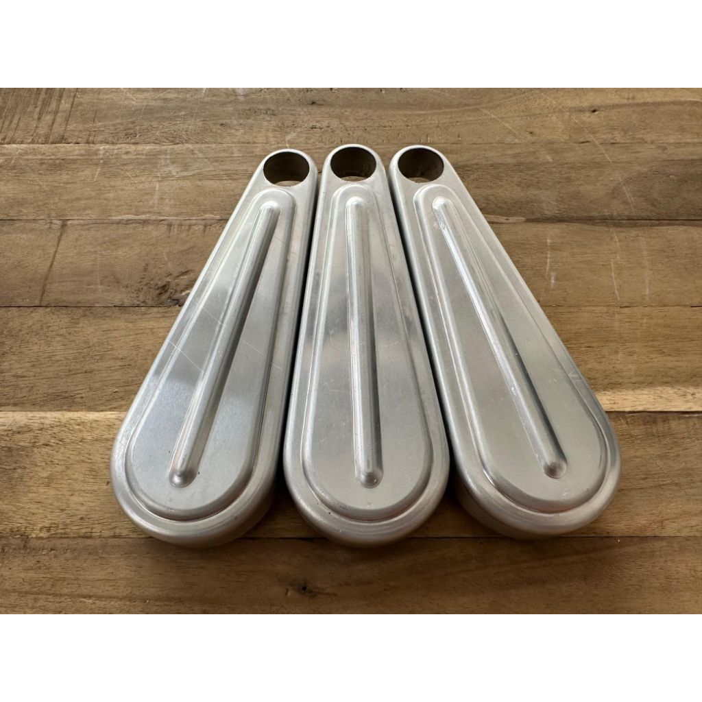 Tutup fork vespa vbb garis alumunium