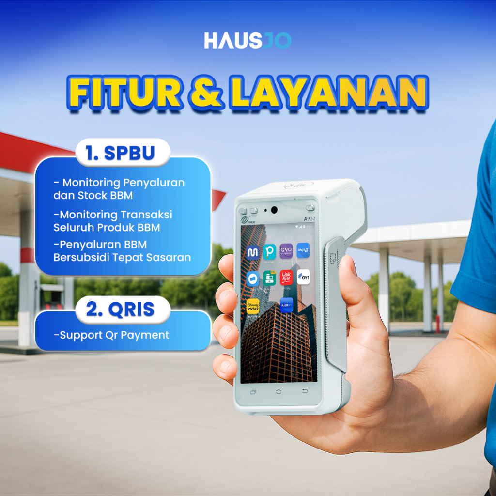 Mesin EDC Android PAX A930 Digitalisasi SPBU