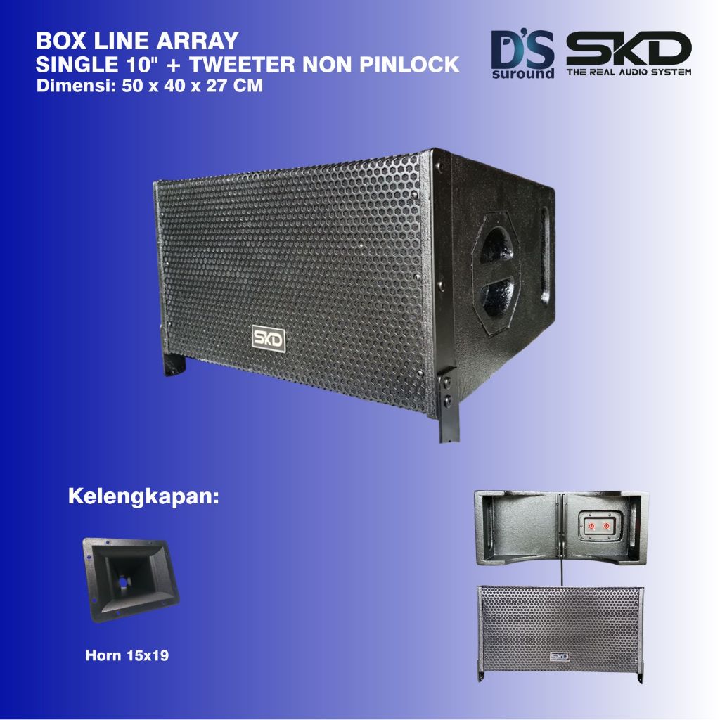 BOX LINE ARRAY 10 INCH SINGLE NON BRACKET
