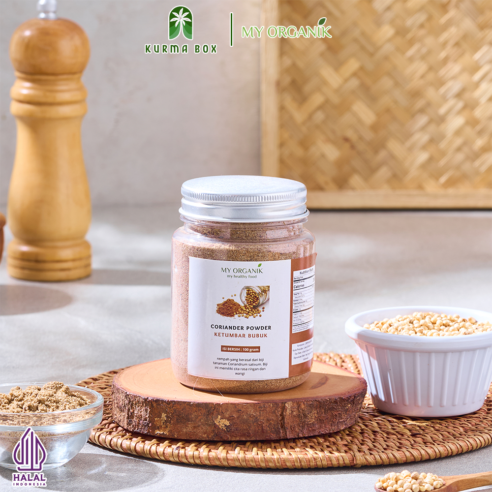 

My Organik Ketumbar Bubuk Murni Organik - Coriander Powder Kemasan Jar