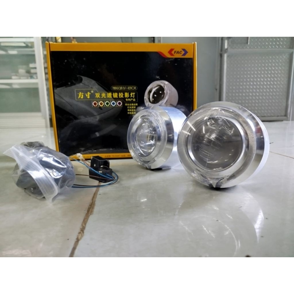 BI-XENON HID PROJEKTOR LENSA 3 inch + DEVIL