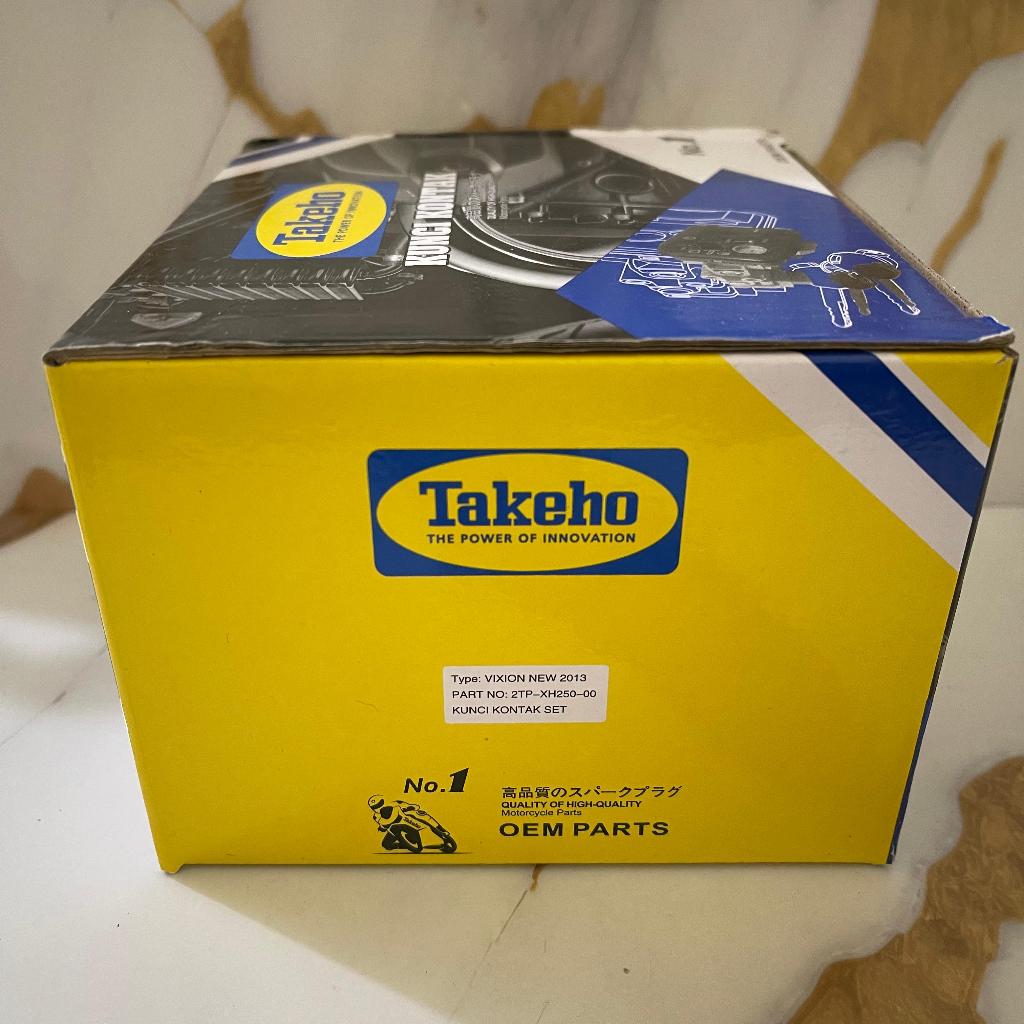 TAKEHO - KUNCI KONTAK SET MOTOR VIXION NEW 2013 + TUTUP TANGKI (2TP-XH250-00)