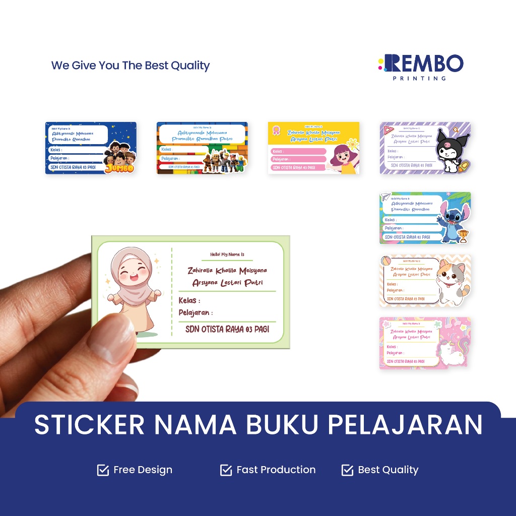 

Sticker Nama Buku Pelajaran - Sticker Label Nama Buku Pelajaran - Stiker Mapel - Stiker Buku Sekolah - Sticker Label Custom Nama Buku - Label Buku Custom