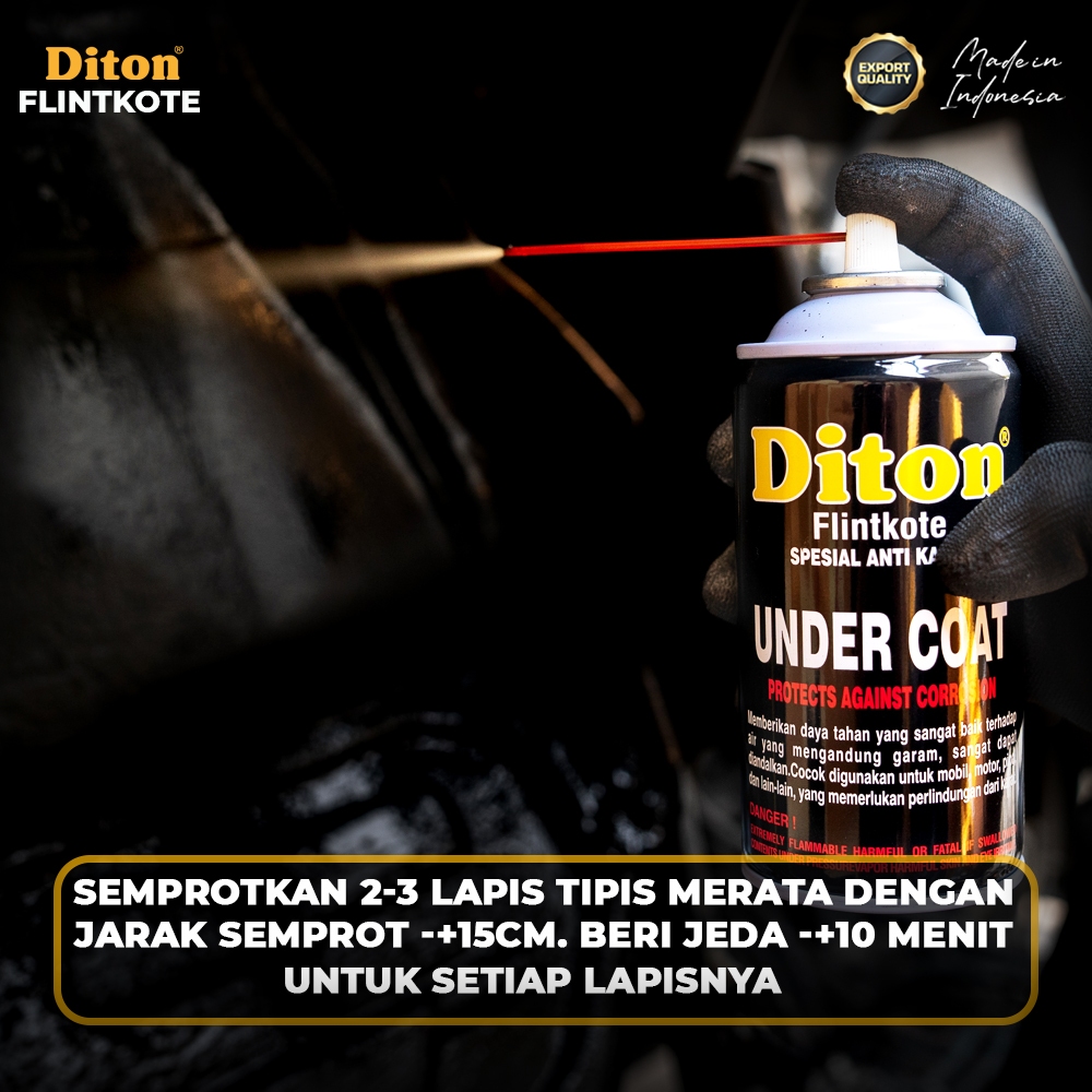 pilok Diton Flinkote under coat coating 300cc cat anti karat