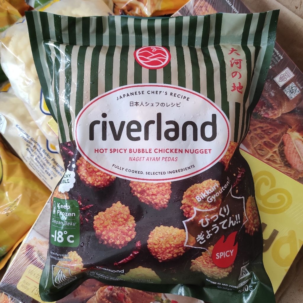 

Riverland Hot Spicy Bubble Chicken Nugget 500gr
