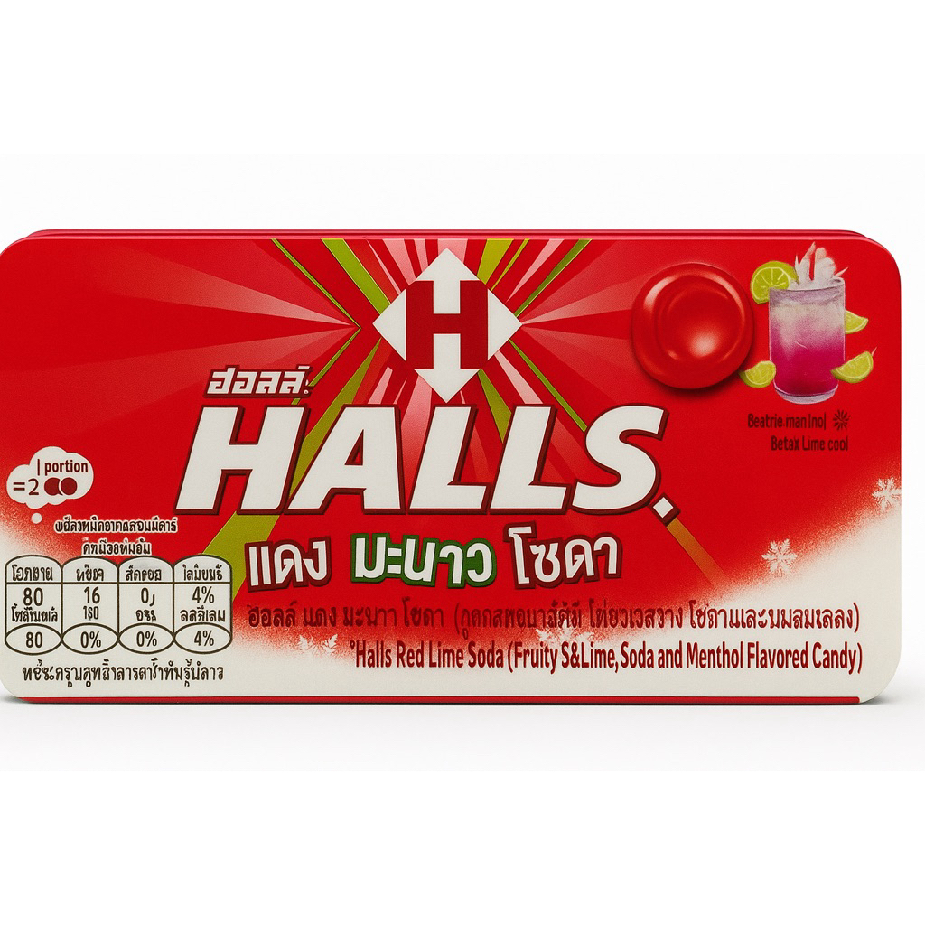 

Permen Halls Thailand Candy