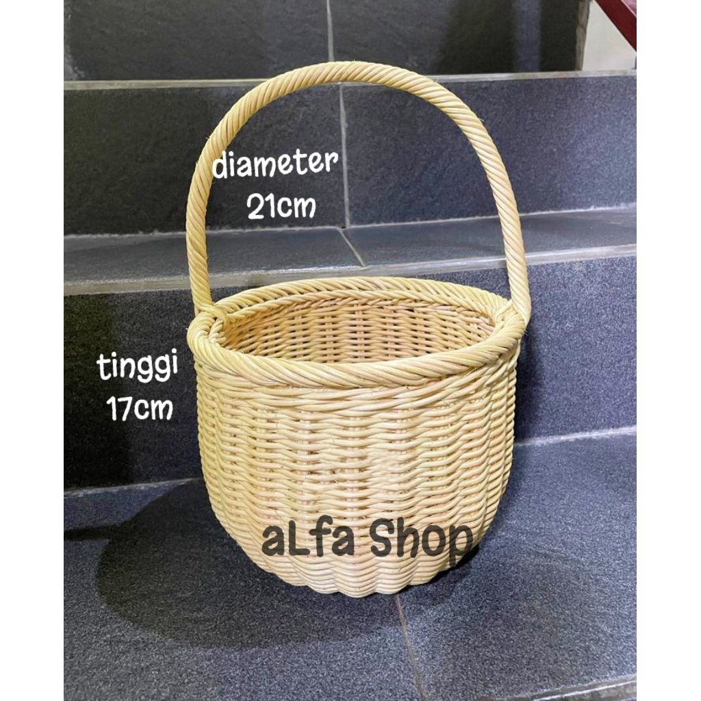 Keranjang Rotan Keranjang Tabur Bunga Rattan anyam