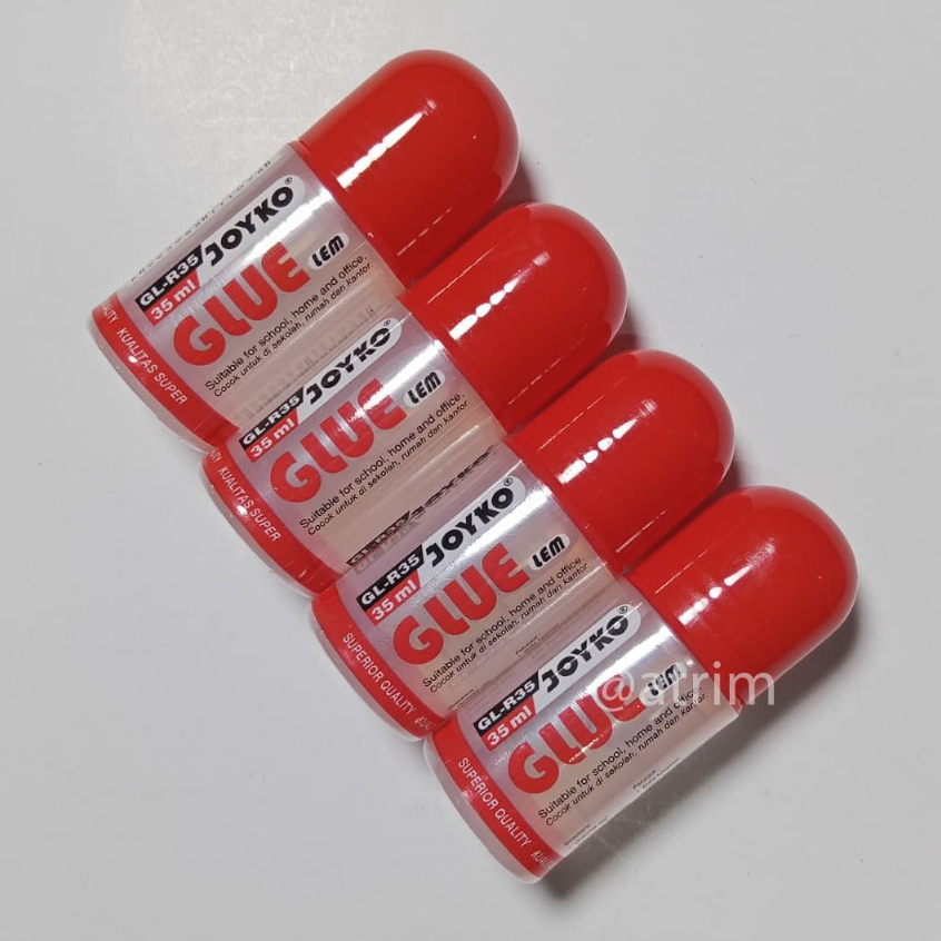 

(1 BOX ) Lem Kertas Cair Joyko 35 ml | Lem Stick Cair | Glue Stick Cair | 1 Box isi 12 pcs