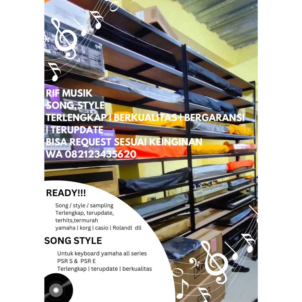 Paket Style Song Keyboard Casio