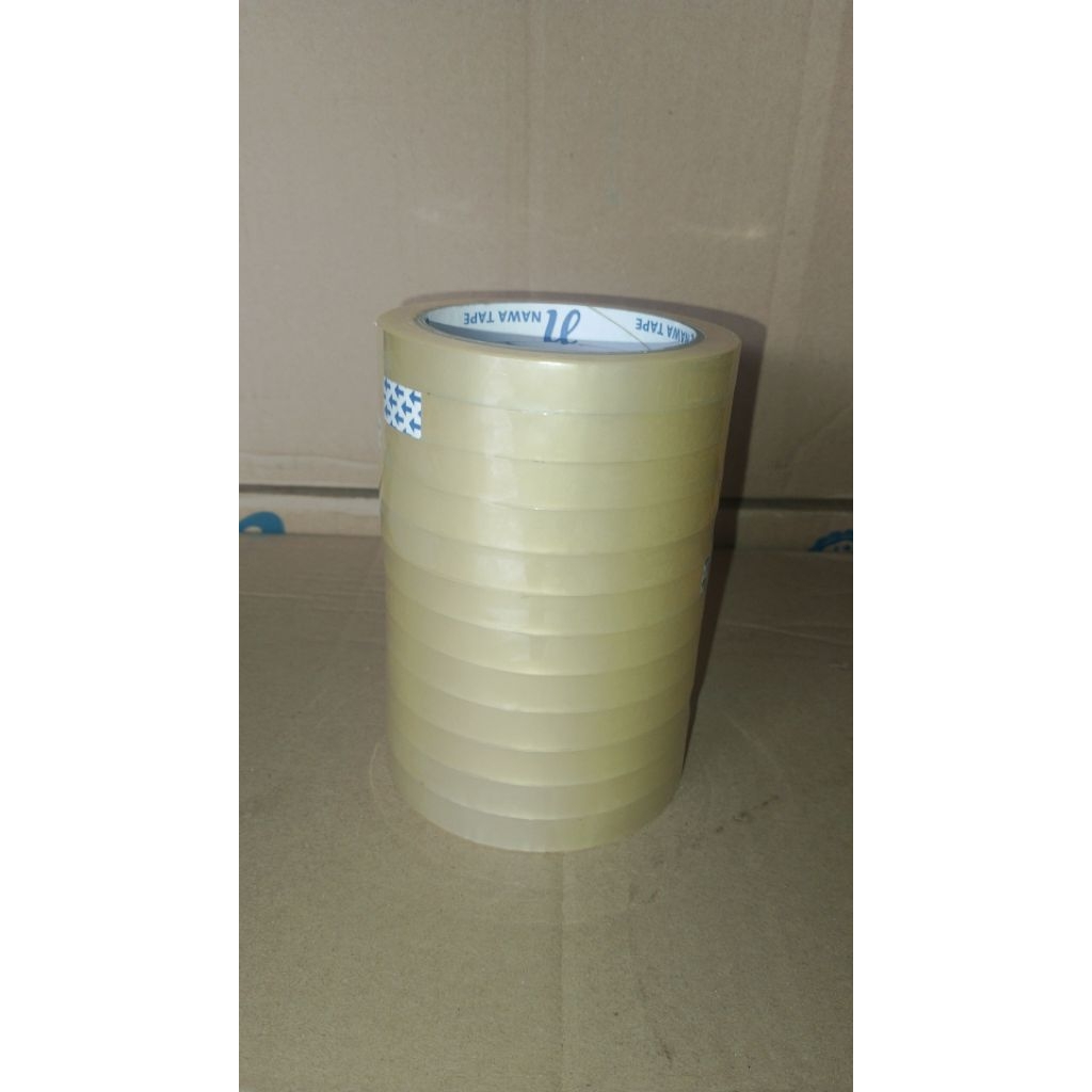 

Lakban Solasi 12mm(1/2 inch) isolasi bening