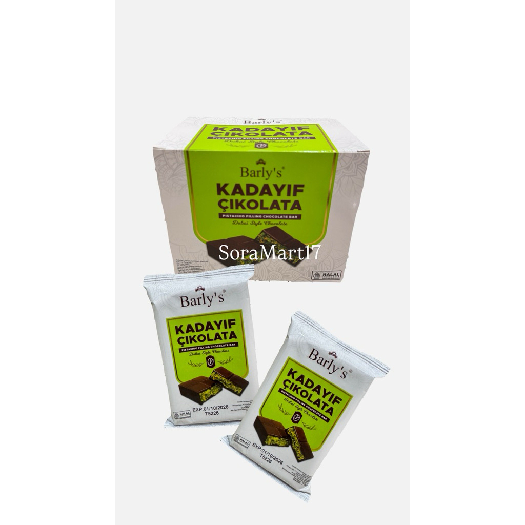 

Barly’s Dubai Pistachio Filling Chocolate 70gr Coklat Dubai Kacang Pistachio