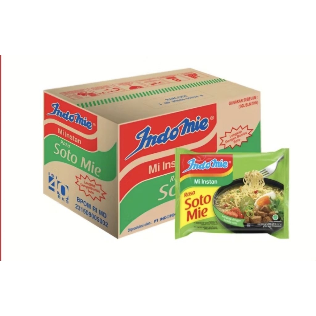

Indomie Soto 1 DUS isi 40 bungkus