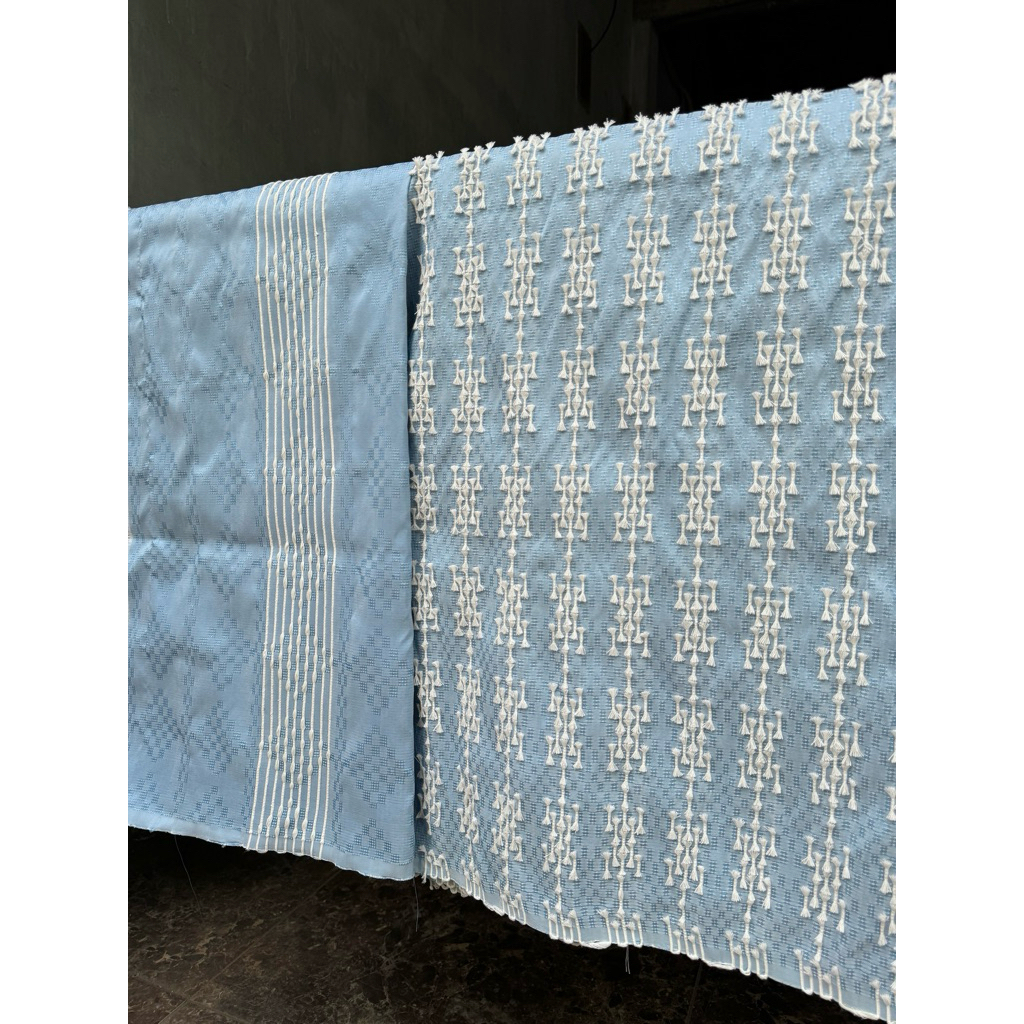 SET COUPLE KAIN TENUN BULU PREMIUM UNTUK KEMEJA DAN ROK/KEBAYA