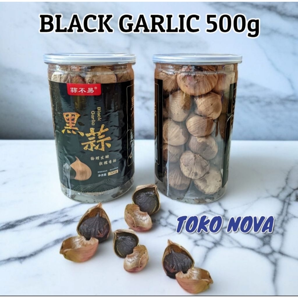 

BLACK GARLIC KEMASAN 500GR/BAWANG HITAM