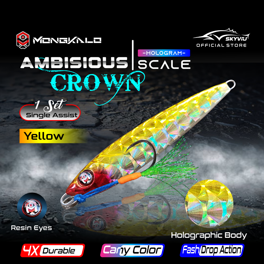 Mongkalo Ambisious Kipas noGID noMotif Candy 20 Kuning