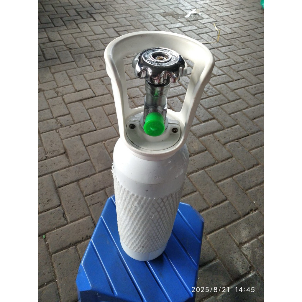 Tabung Baru CO2 Karbondioksida + Isi CO2 2Kg Aquascape