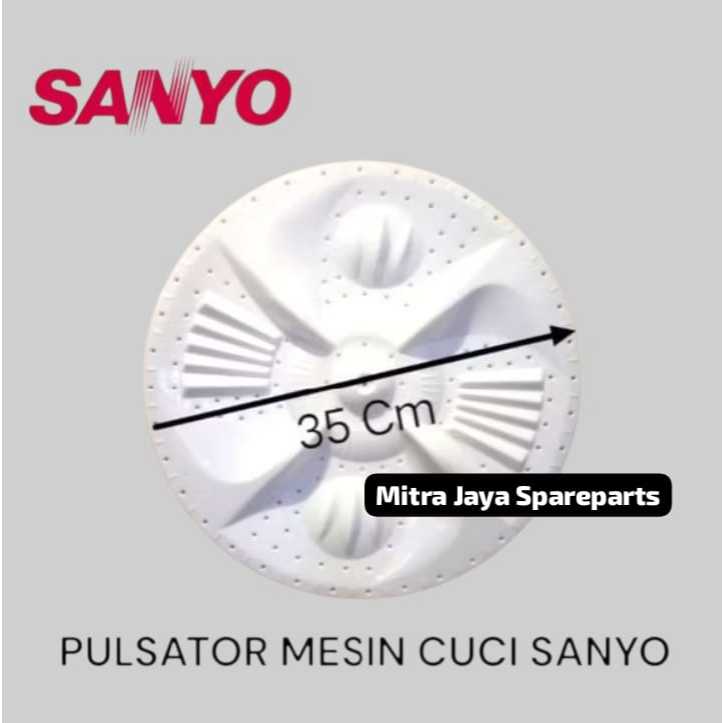PULSATOR MESIN CUCI SANYO 35 CM/POLISATOR SANYO 35 CM / POLYSATOR MESIN CUCI 35CM / BALING- BALING M