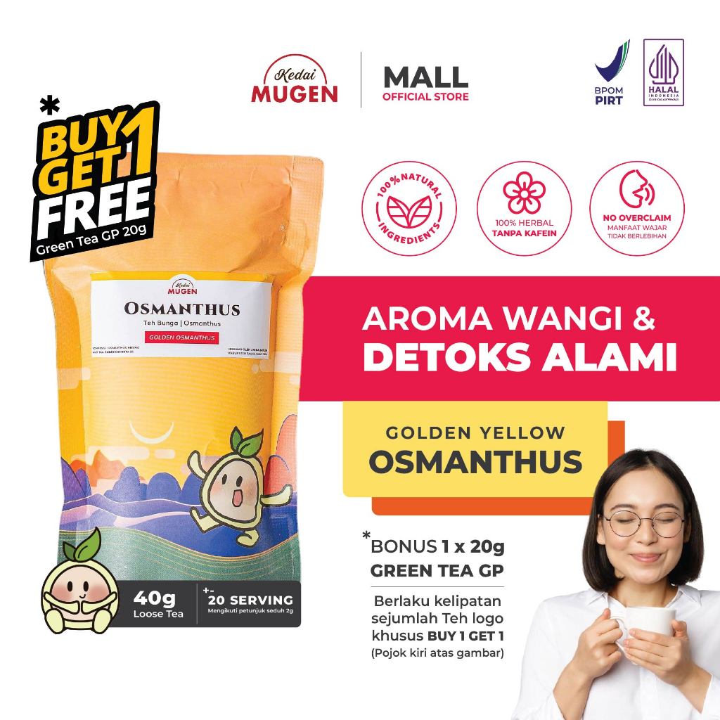 

Teh Herbal Osmanthus/ Osmantus Tea Kedai Mugen 40g